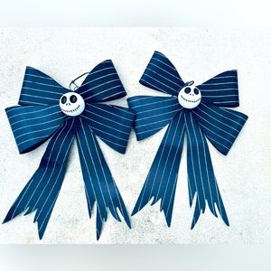 JACK SKELLINGTON Nightmare Before Christmas Wall Decor Large 24" Bows